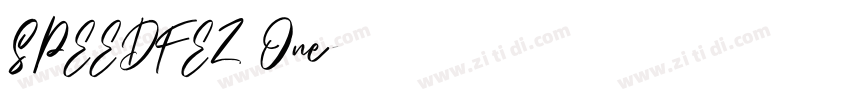 SPEEDFEZ One字体转换